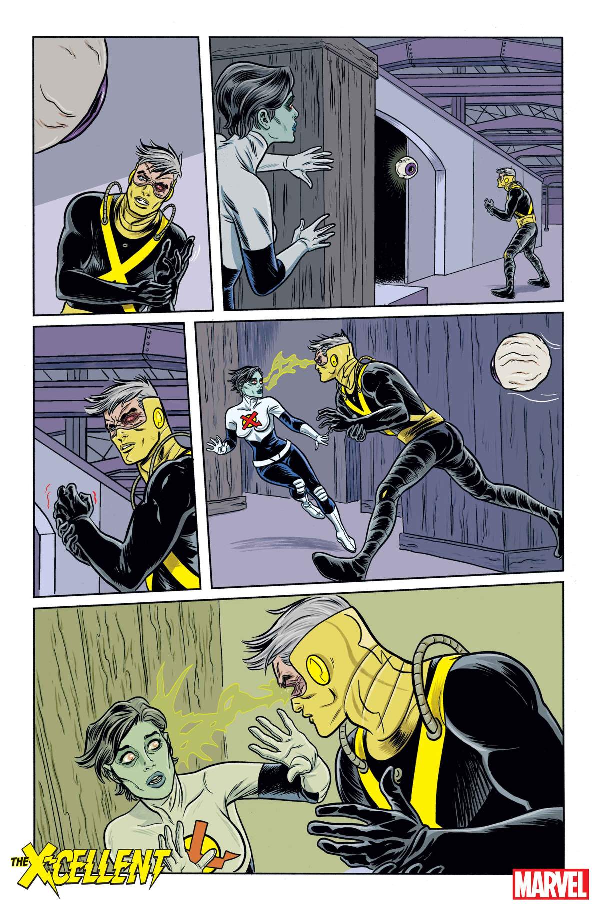 THE X-CELLENT (2023) #1 artwork by Michael Allred and Laura Allred